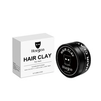Pâte coiffante pour hommes Hoegoa, naturelle, volumineuse, lisse, brillante, longue durée, texture mate