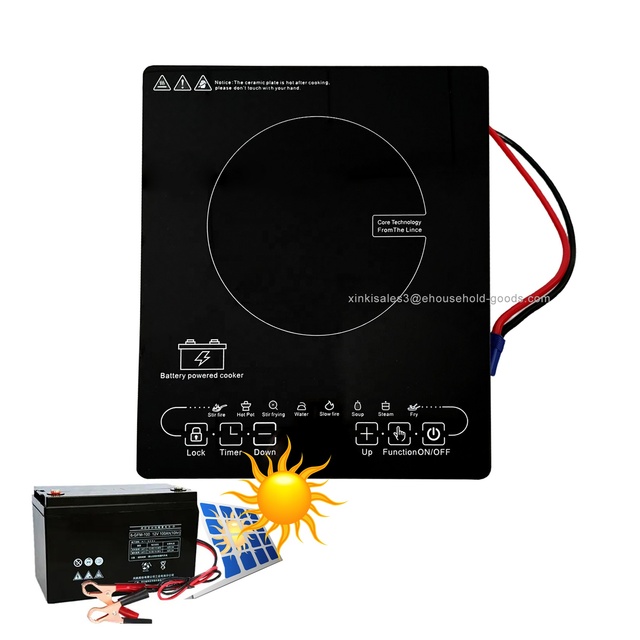DC24V 48V 1000W 1600W Touch Control Portable Hot Pot Induction Stove Induction Cooker