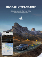 Rastreador GPS AirTag con Historial de Búsquedas, Certificación FCC/CE, Imán Potente, Larga Duración, Sin SIM, Seguimiento Global, Sistema Dual, Aplicación Gratuita