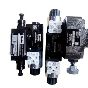 Válvula de Control Direccional Hidráulica Parker de 4 Vías, 1/2 Pulgada, 500 Bar, Válvula de Inversión Electromagnética de 24V - Product Image 1