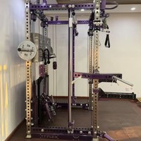 Rack de puissance multifonctionnel Power Squat Gym Smith Machine pour l'entraînement de musculation à domicile Exercice thoracique