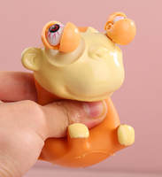 Jouet à presser Singe aux yeux énormes, anti-stress, figurine animale amusante à pincer, à rebond lent, décoration de bureau
