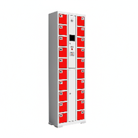 Casier de recharge pour smartphone multi-compartiments, étanche et durable, avec serrure électronique, personnalisable, pour le stockage d'appareils mobiles, directement de l'usine