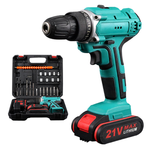 Perceuse sans fil 21v, batterie Li-Ion, tournevis, ensembles d'outils, <span class=keywords><strong>brosse</strong></span> à percussion pour l'industrie - Product Image 1