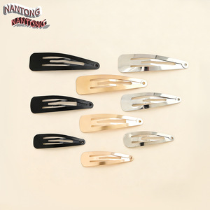 Pinzas para el Cabello de Bebé NANTONG, 5, 6 y 7 cm, Forma de Lágrima, Color Sólido, Accesorios para el Cabello de Uso Diario - Product Image 3