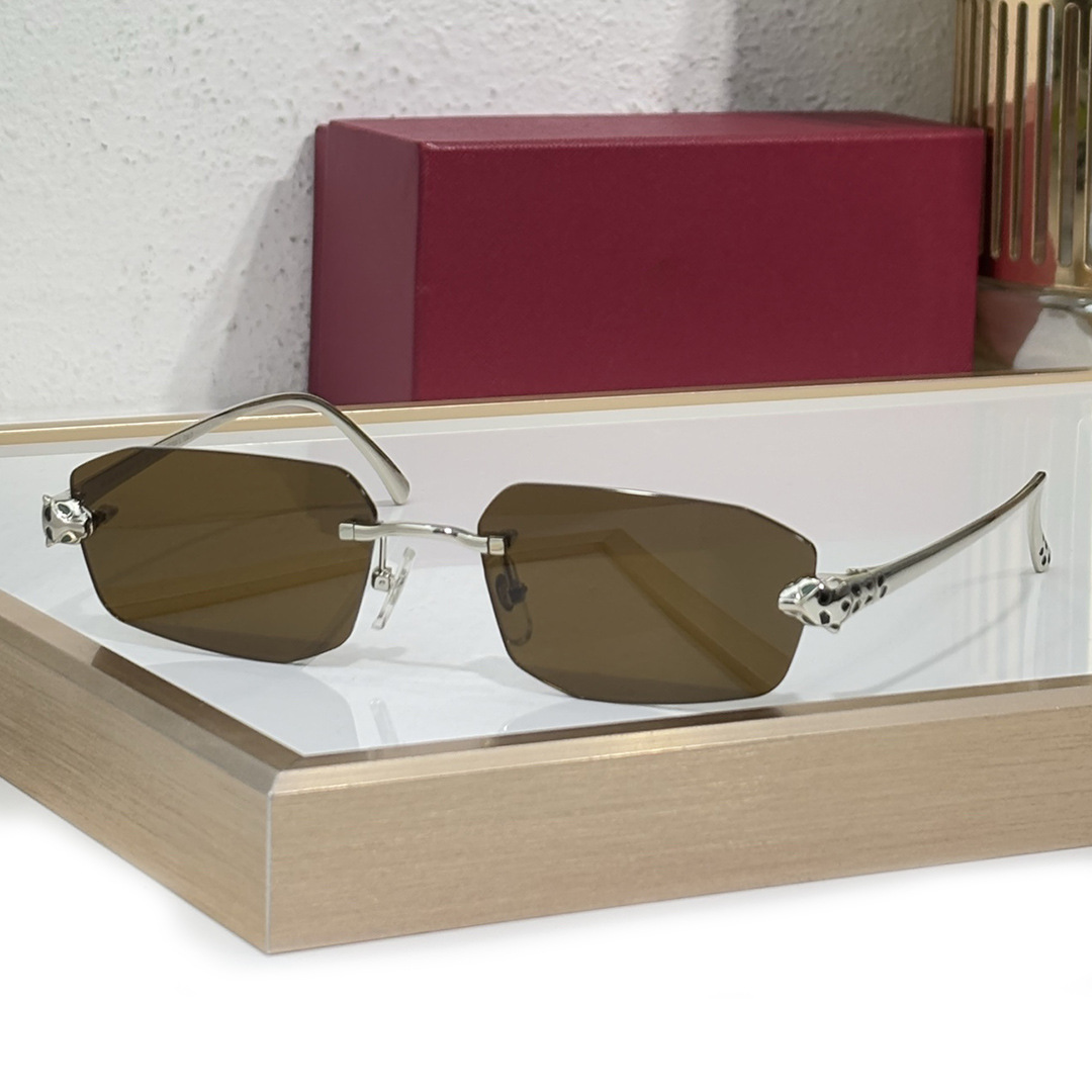 Cadre argenté beige