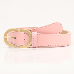Vente en gros <span class=keywords><strong>Ceinture</strong></span> en jean pour <span class=keywords><strong>femme</strong></span> <span class=keywords><strong>Boucle</strong></span> <span class=keywords><strong>dorée</strong></span> en alliage Double D mat 2.8cm de large <span class=keywords><strong>Ceinture</strong></span> en PU souple pour <span class=keywords><strong>femme</strong></span> à la mode - Product Image 6