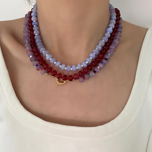 Collana alla Moda con Pietre Naturali Colorate, Gioielli Fatti a Mano, Perline Tagliate e Accessori per Donna - Product Image 2