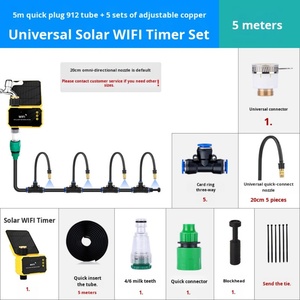 WiFi Remote Control Solar Powered Automatic Flower Watering Device Universal Adjustable Plastic Atomizing Sprinkler for Garden - Product Image 6