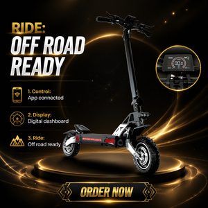 Service de réparation pour trottinettes électriques à deux roues, moteurs doubles 52V 21Ah, pneus pneumatiques pour utilisateurs seniors via application, 150kg - Product Image 2