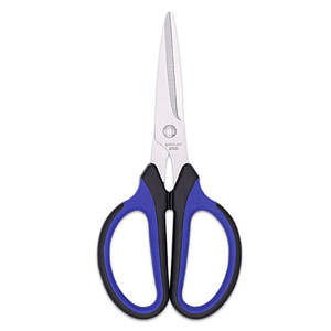 Nice Paper Scissors 6 Inch Stainless Steel Straight Blade Rubber Handle For Office Home Craft Kids Use - Product Image 4