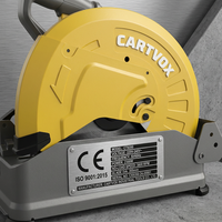 Sierra de Corte en Frío para Metal Profesional de 4400W y 14 Pulgadas CARTVOX CT9350, 1300 RPM, Herramienta Eléctrica Industrial de Alta Precisión, Venta al por Mayor de Fábrica, ISO CE