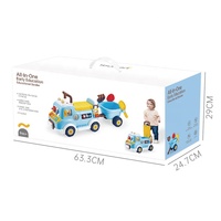 Jouet multifonctionnel en voiture pour bébé Machine à apprendre Jeu musical Outil de sable Ensemble de jouets éducatifs pour bébé