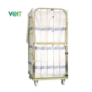 Carrello pieghevole in metallo personalizzato per il trasporto di vestiti puliti - Product Image 5