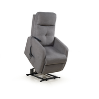 Fauteuil inclinable électrique en tissu avec télécommande, canapé individuel pour personnes âgées, mobilier de salon
