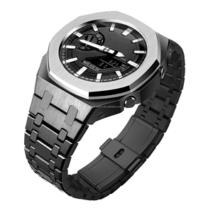 Bracelet de montre en résine de silicone de 5e <span class=keywords><strong>g</strong></span>énération, boîtier de montre en acier inoxydable, lunette métallique pour <span class=keywords><strong>G</strong></span> <span class=keywords><strong>Shock</strong></span> Ga2100, boîtier et bracelet - Product Image 6