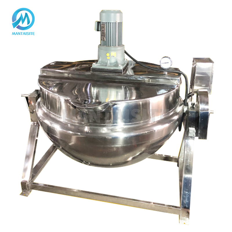 100l/200l промышленный кастрюля для готовки, кастрюля для пищевой нержавеющей стали сахар Джем электрическое отопление двойной чайник с двойными стенками