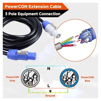 Cable de Alimentación Metálico PKnight Control-1 con Garantía de 1 Año para Distribución de Energía en Escenarios