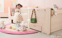 Ensembles de chambre à coucher modernes pour enfants avec lit superposé étagère de bureau et armoire de rangement de jouets meubles de salle de jeux personnalisables pour toute la maison
