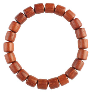 Pulsera de Madera de Palisandro con 22 Cuentas de 8mm, Diseño Geométrico de Estilo Étnico, Joyería para Uso Diario - Product Image 5