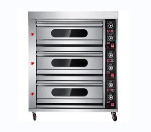 Electric oven commercial large-capacity large-scale one-two-three-layer baked sweet potato pizza machine gas oven oven