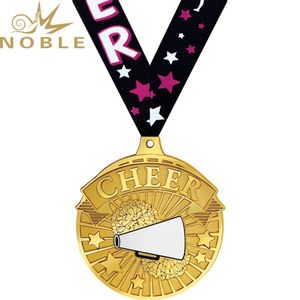 स्टार सजाए रिबन मेगाफोन के साथ महान चीयरलीडर पदक - Product Image 6