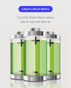 Lampione Solare da Esterno in Alluminio Pressofuso con LED Impermeabile IP66 per <span class=keywords><strong>Giardino</strong></span>, Alimentato a Batteria DC - Product Image 5