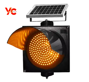 Bán Hot Road Giảm Tốc Dấu Hiệu Vàng Nhấp Nháy Đỏ Chậm Ánh Sáng 300 Mét Led Năng Lượng Mặt Trời Giao Thông Cảnh Báo Ánh Sáng An Toàn - Product Image 1