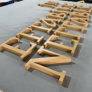 <strong>Custom</strong> Laser Cut Metal <strong>Signs</strong> <strong>Wood</strong> Grain Stainless Steel Metal Lettering Non Illuminated 3D Logo Office Interior Sign - Product Image 5