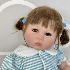 NPK 24 inch/60 cm Silicone Reborn Doll Réaliste Réel Bébé Poupée Artisanale Collection Art Poupée Pour Enfants Cadeaux Jouet - Product Image 4