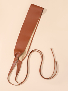<span class=keywords><strong>Ceinture</strong></span> large <span class=keywords><strong>à</strong></span> <span class=keywords><strong>nouer</strong></span> pour femmes Boho Cinch Band <span class=keywords><strong>Ceinture</strong></span> <span class=keywords><strong>à</strong></span> la taille Faux <span class=keywords><strong>cuir</strong></span> <span class=keywords><strong>à</strong></span> lacets Enveloppant Obi Bowknot Corset <span class=keywords><strong>Ceinture</strong></span> - Product Image 2