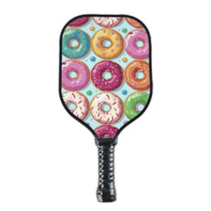 ไม้พิคเกิลบอลไฟเบอร์กลาสรูปแบบที่ปรับแต่งได้น้ำหนักเบามากสำหรับเด็กแร็กเกตกีฬาที่มีดีไซน์โดนัทในกล่อง - Product Image 2
