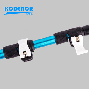 Codeno Wolf Warriors da esterno 9 bastone da arrampicata a tre sezioni in lega di alluminio dritto pieghevole bastone da sci stampella EVA serratura esterna - Product Image 5