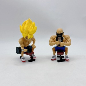 Jouet d'animation japonais 10CM Do Fitness 5 PCS/SET PVC Anime Figure <span class=keywords><strong>Dragon</strong></span> Muscle Model Toy - Product Image 2