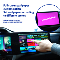 Navegador para Auto con Pantalla Táctil Dual Android 13, Android Auto SDK, GPS/DSP/TV, Modelo Universal (Arnés de Panel Frontal se Vende por Separado)