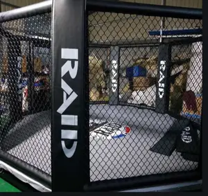 Cincin tinju komersial, perlengkapan gym sangkar oktagon UFC MMA 5m * 5m