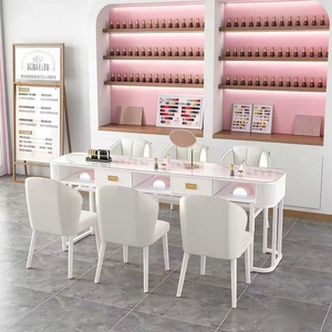 Table de manucure tendance pour salon de beauté, style japonais, simple et économique - Product Image 5