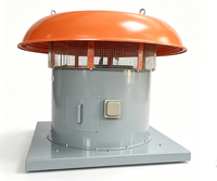 Ventilateur d'extraction axial industriel pour toiture en acier au carbone, faible niveau sonore, pour entrepôt