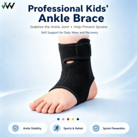 Attelle de cheville personnalisée d'usine, réglable, respirante, unisexe, pour enfants, pour le sport, la course, le fitness, la protection en extérieur