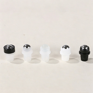 Vente en gros à prix réduit : flacon vide en verre rose doré de 5 ml et 10 ml avec bouchon à bille pour huile de parfum - Product Image 4