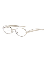 Twooo T1600 nouveauté lunettes de soleil tendance haut de gamme en métal à petit cadre ovale