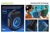Enceinte Bluetooth portable Hopestar H71 120W, étanche IPX6, avec éclairage RGB et basses profondes, idéale pour les fêtes et le camping