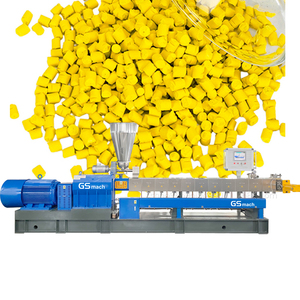 Nhà máy giá rẻ màu masterbatch đùn <span class=keywords><strong>PP</strong></span> <span class=keywords><strong>PE</strong></span> <span class=keywords><strong>Pet</strong></span> <span class=keywords><strong>PVC</strong></span> hạt nhựa đùn granulator đôi vít máy đùn - Product Image 1