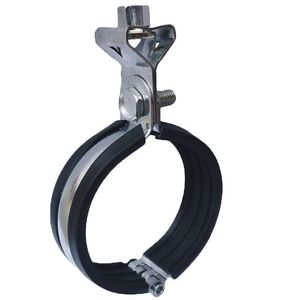 Lantern Hanging Clip With Rubber <b>Strip</b> 20-300mm Thickened Metal Clamp For Pipe Fixing - Product Image 4