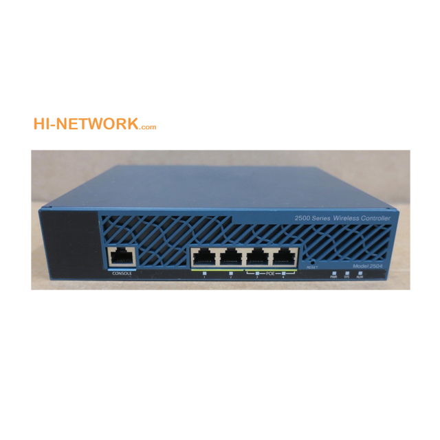 Contrôleur Sans Fil Cisco 2504 4 Ports Ethernet - Reconditionné, 1 An Garantie