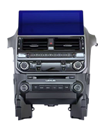 Accessoires automobiles YBJ 2014-2021 pour LEXUS GX400/GX460, kit de mise à niveau de l'intérieur, écran tactile 10,3 pouces, kit intérieur GX460