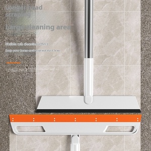 Vente chaude multifonction rotatif peu encombrant conception suspendue TPR Silicone <span class=keywords><strong>balai</strong></span> Orange facile à nettoyer fenêtre essuie-glace - Product Image 5