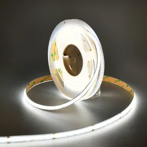 Tira de luces Led Cob de 220v, cinta de rayas Flexible, fabricante profesional, inteligente, Bicolor, 5M