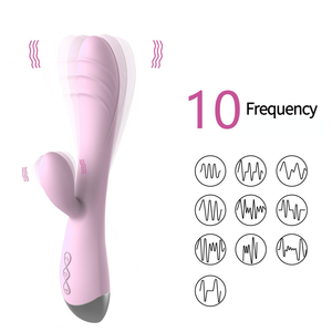 Potente vibrador tipo dildo para mujeres, estimulador del punto G y del clítoris, masajeador vaginal, vibrador de 10 modos, dildo anal, juguetes sexuales para adultos mayores de 18 años. - Product Image 2