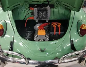 Populer VW BEETLE BUG FUSCA KAFER 15KW 96V Mesin Motor Sistem Konversi Listrik dengan Pengontrol Baterai Lithium